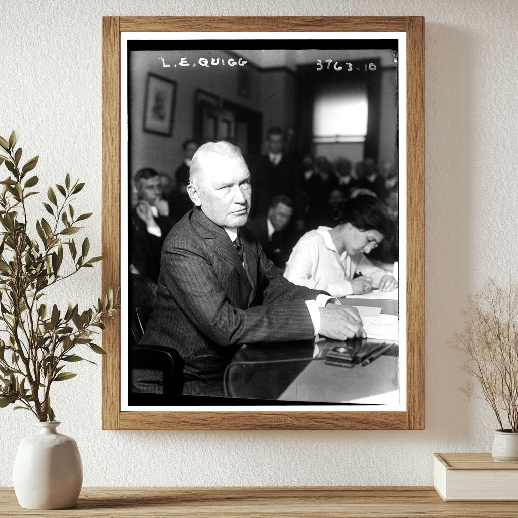 Historic L.E. Quigg Print, Vintage Art