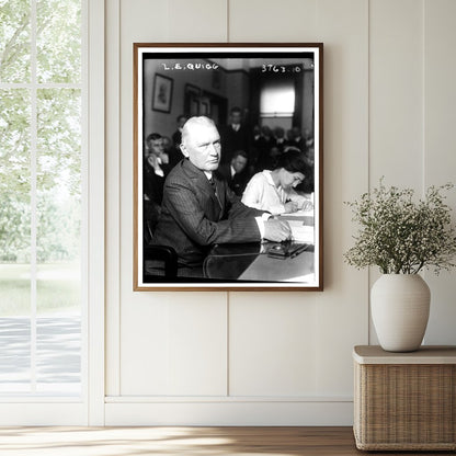 Historic L.E. Quigg Print, Vintage Art
