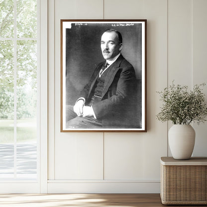 Historic G.E.G. von Jagow Print, Vintage Art