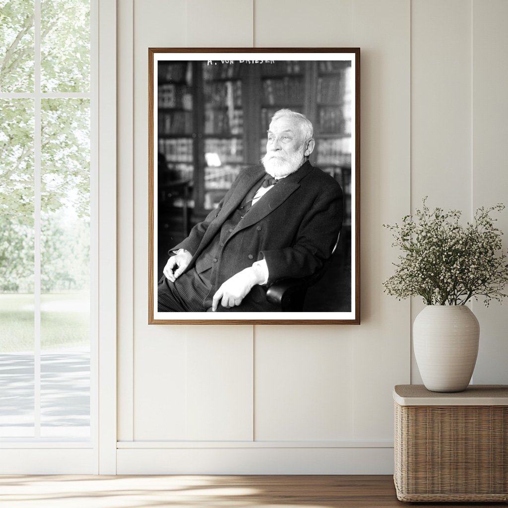 Historic A. von Briesen Print, Vintage Art