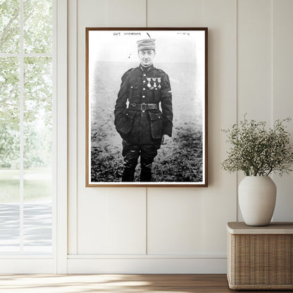Historic Sgt. Guynemar [i.e., Guynemer] Print, Vintage Art