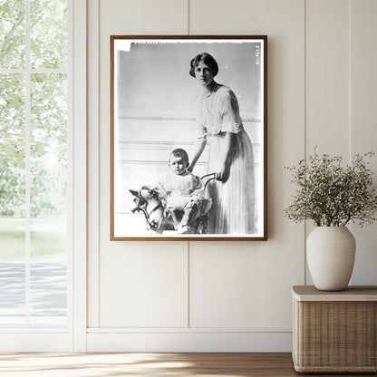 Historic Princess Arthur of Connaught & Alastair Print, Vintage Art