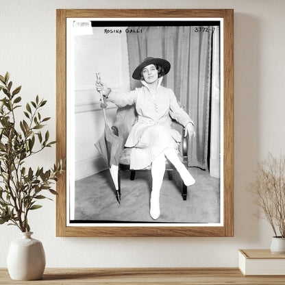 Historic Rosina Galli Print, Vintage Art