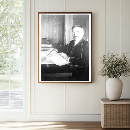 Historic Dr. R.L. Wilson, Galveston quarantine Print, Vintage Art