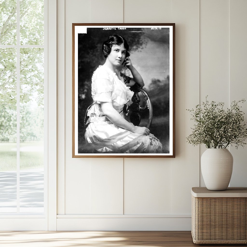 Historic Jeannette Cowan Print, Vintage Art