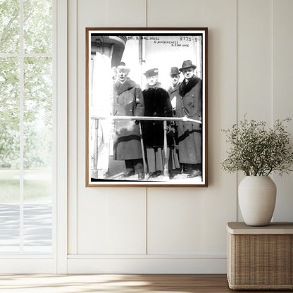 Historic Col. & Mrs. House; G. Auchincloss; D.F. Malone Print, Vintage Art