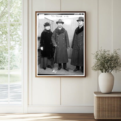 Historic Col. House, wife Print, Vintage Art