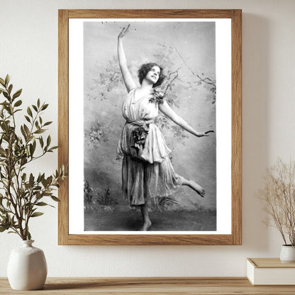 Historic Maude Allan Print, Vintage Art