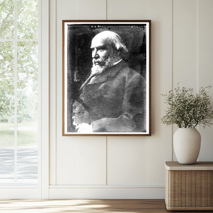 Historic J.J. Hill Print, Vintage Art