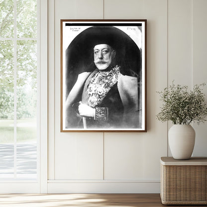 Historic Sultan of Turkey Print, Vintage Art