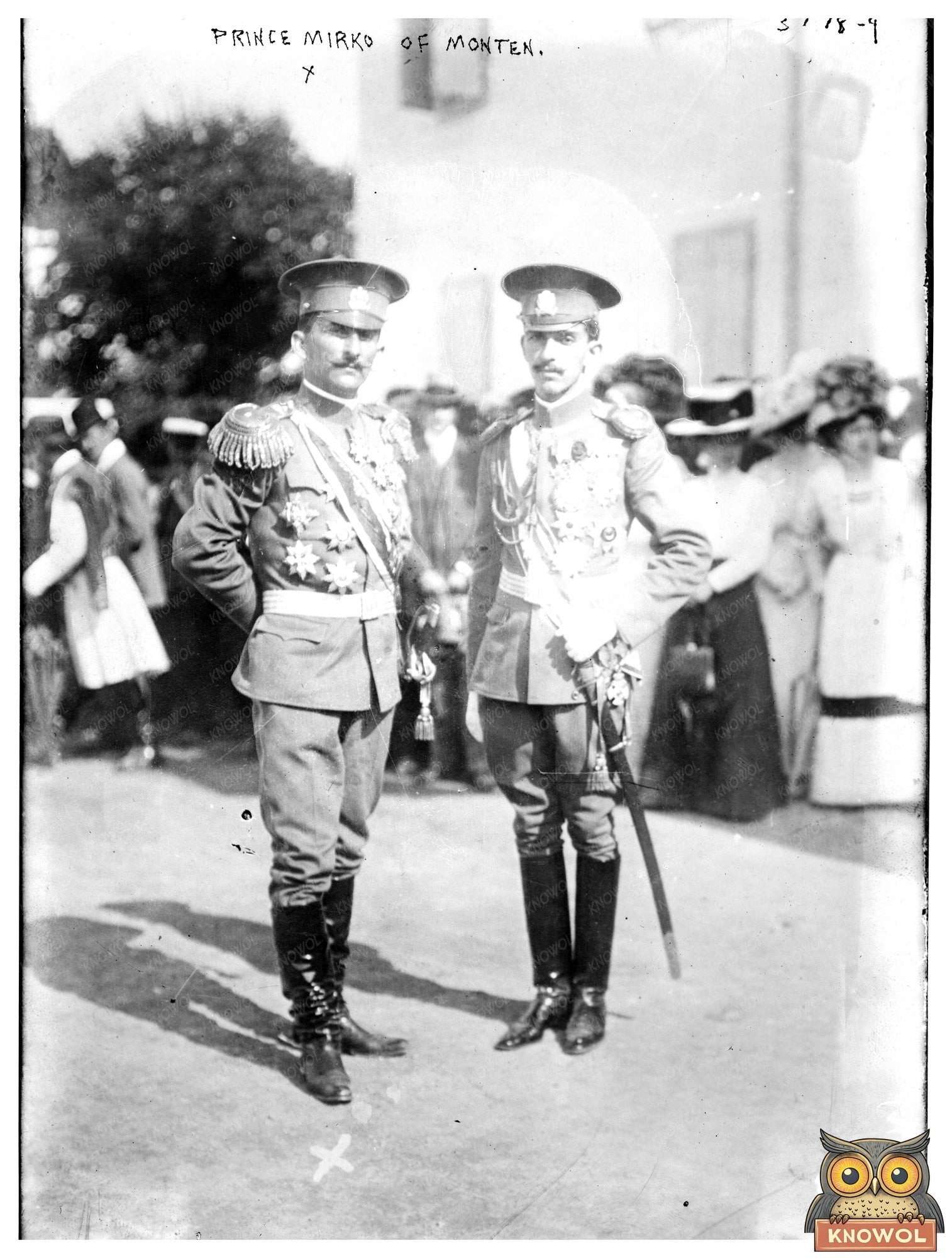 Historic Prince Mirko of Monten. [i.e., Montenegro] Print, Vintage Art