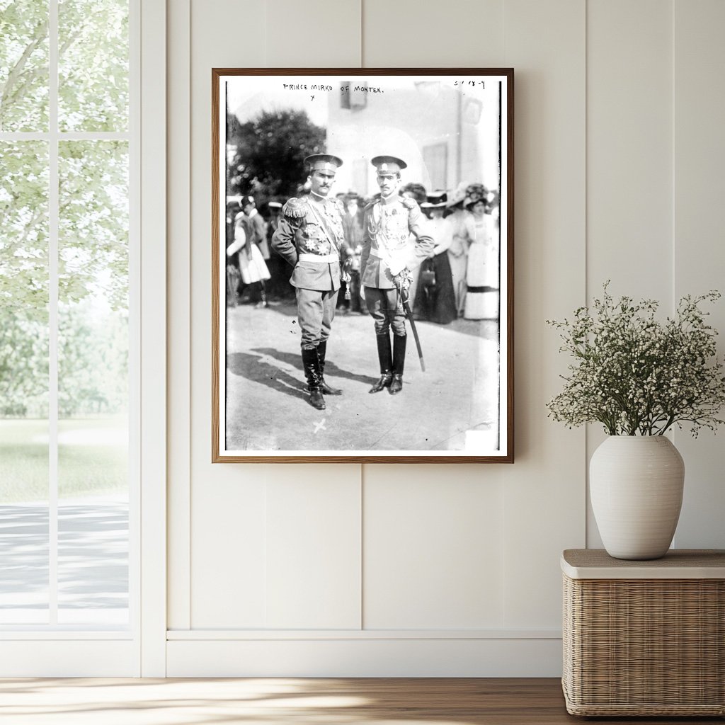 Historic Prince Mirko of Monten. [i.e., Montenegro] Print, Vintage Art