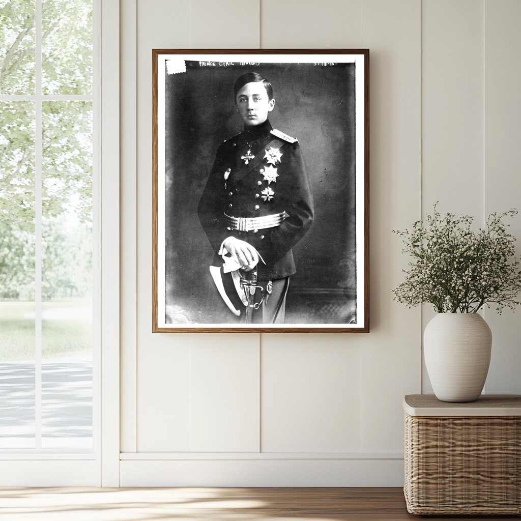 Historic Prince Cyril (Bulg.) [i.e., Bulgaria] Print, Vintage Art