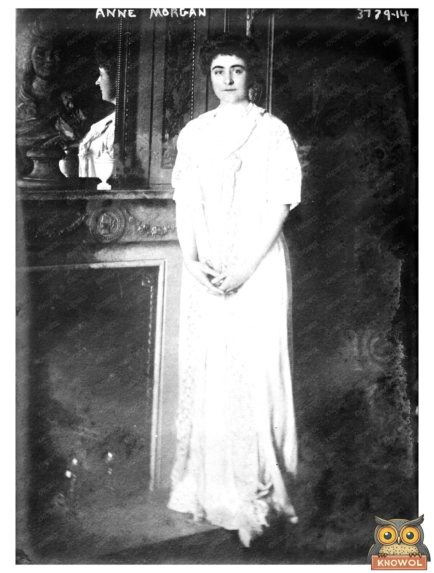 Historic Anne Morgan Print, Vintage Art