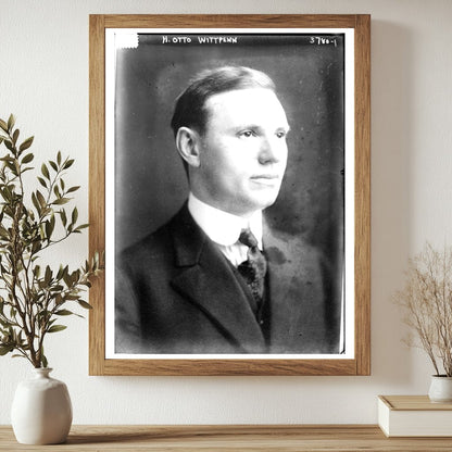 Historic H. Otto Wittpenn Print, Vintage Art