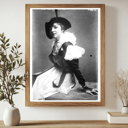 Historic Mrs. Vernon Castle Print, Vintage Art