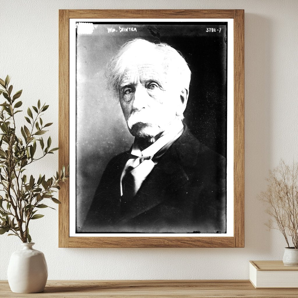 Historic Wm. Winter Print, Vintage Art