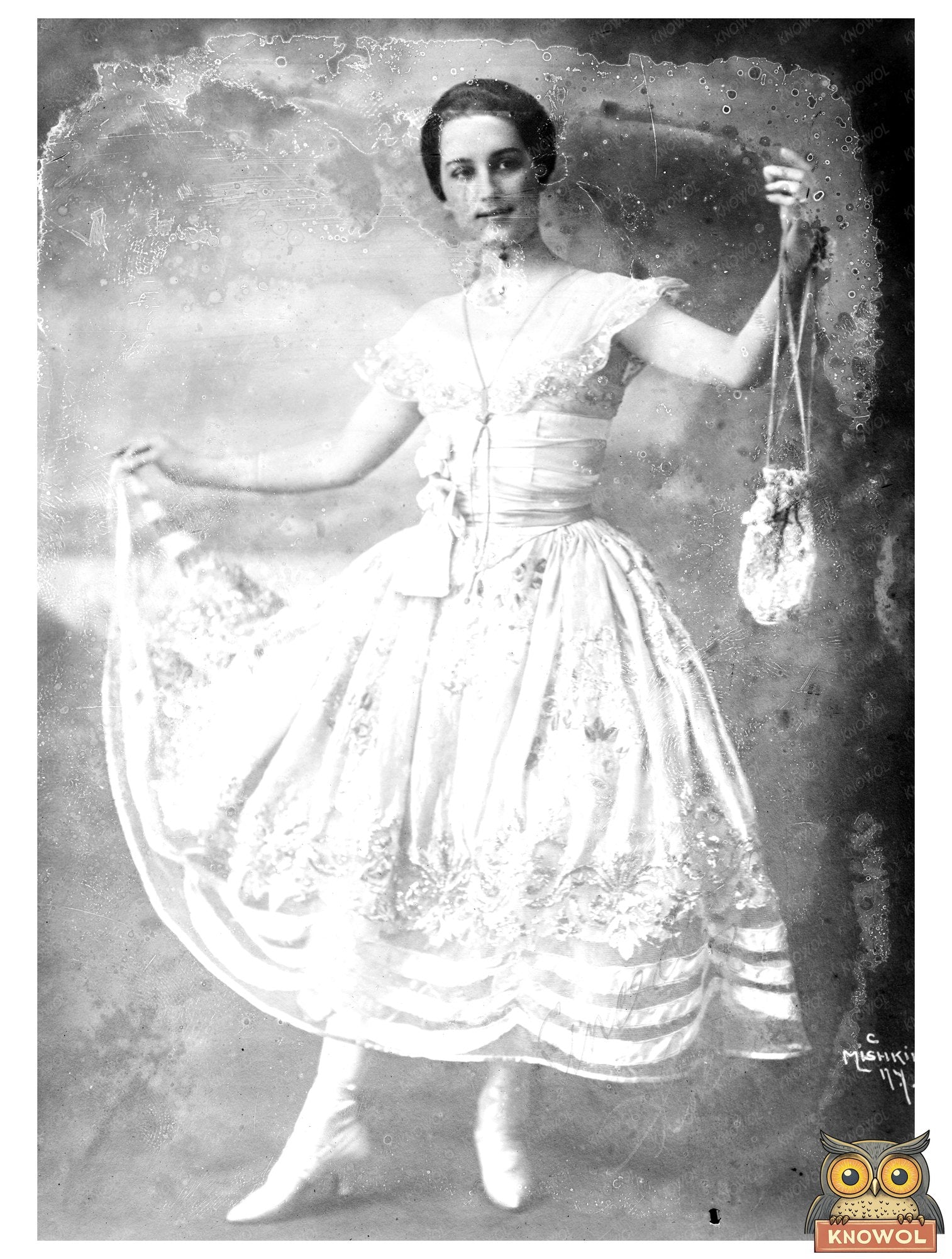 Historic Florence Walton Print, Vintage Art