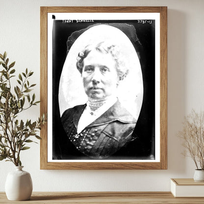 Historic Fanny Schnelle Print, Vintage Art