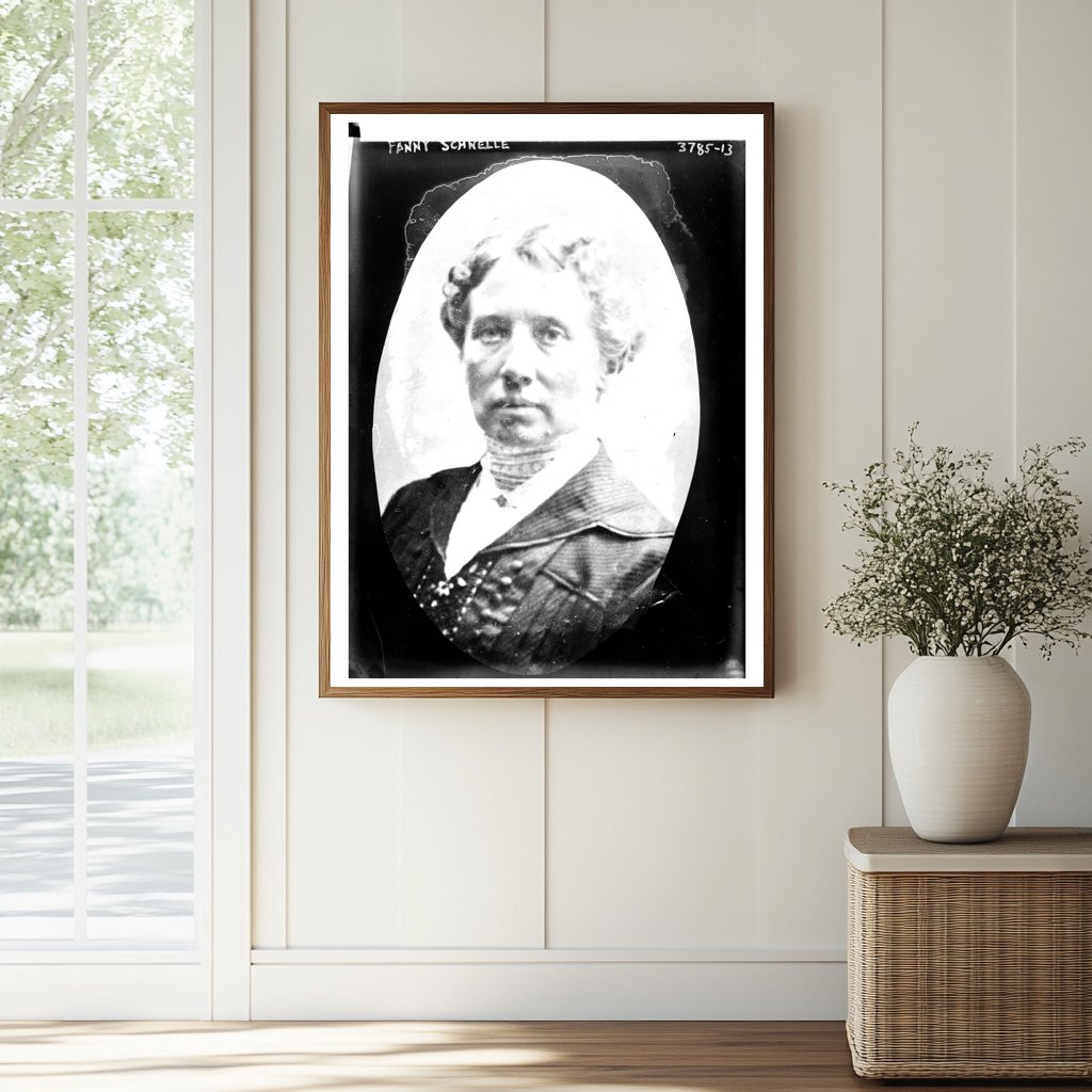 Historic Fanny Schnelle Print, Vintage Art