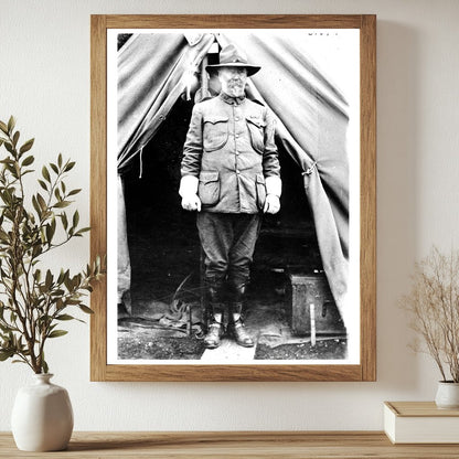 Historic Gen. Geo. Bell Jr. Print, Vintage Art