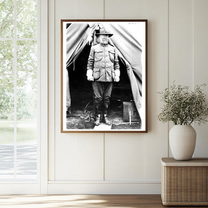 Historic Gen. Geo. Bell Jr. Print, Vintage Art