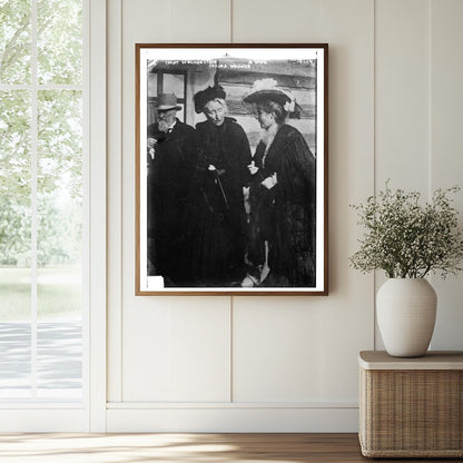 Historic Count Wolkenstein and wife, Cosima Wagner Print, Vintage Art