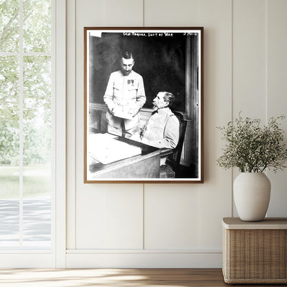Historic Gen. Roques, Sec'y of War Print, Vintage Art