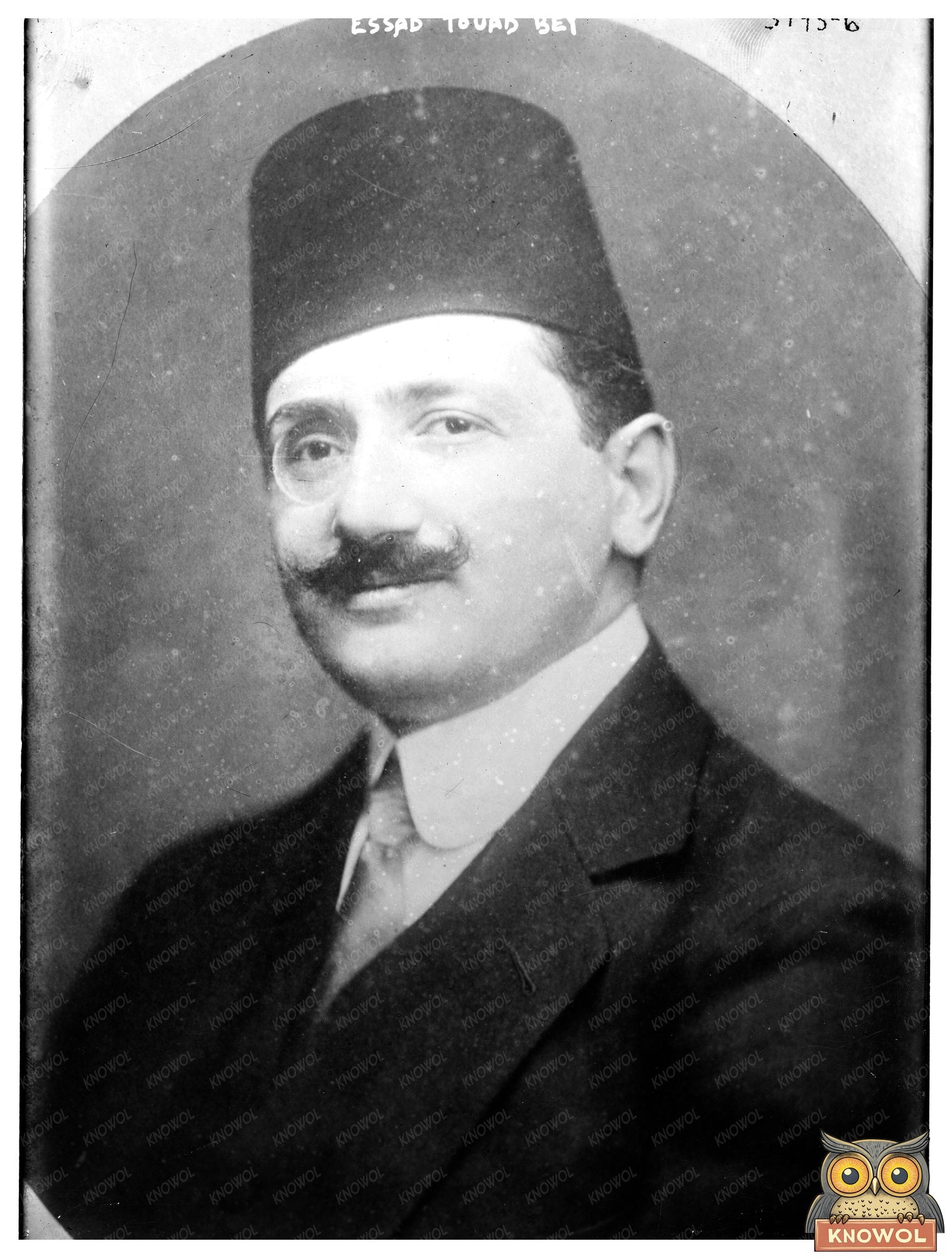Historic Essad Touad Bey Print, Vintage Art