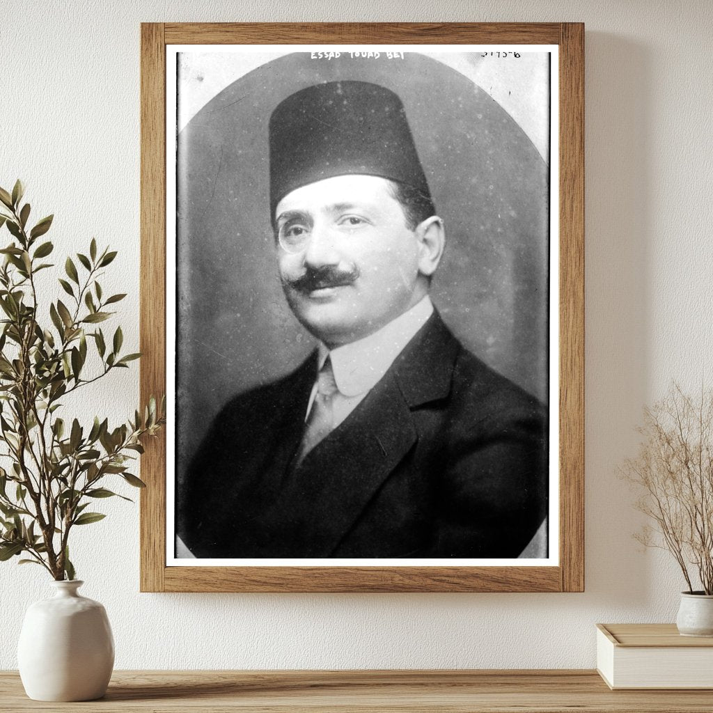 Historic Essad Touad Bey Print, Vintage Art