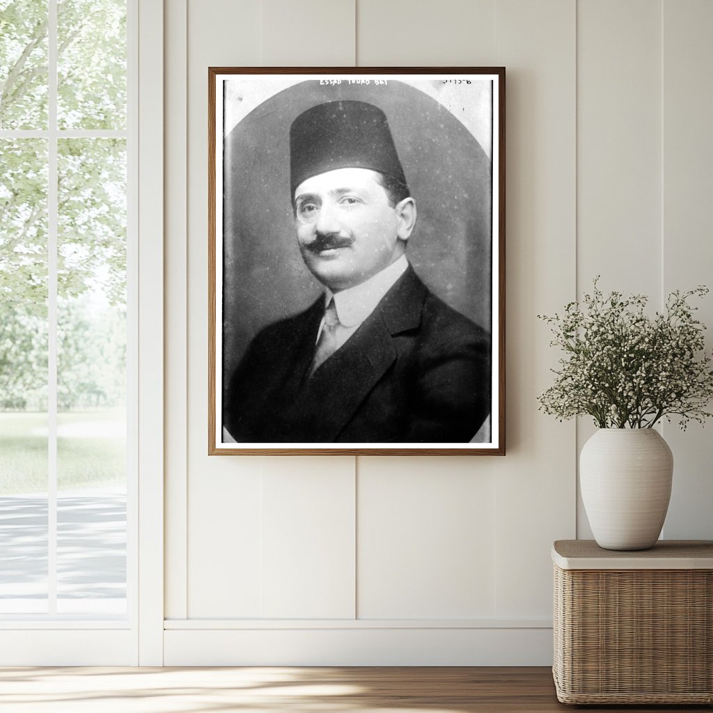 Historic Essad Touad Bey Print, Vintage Art