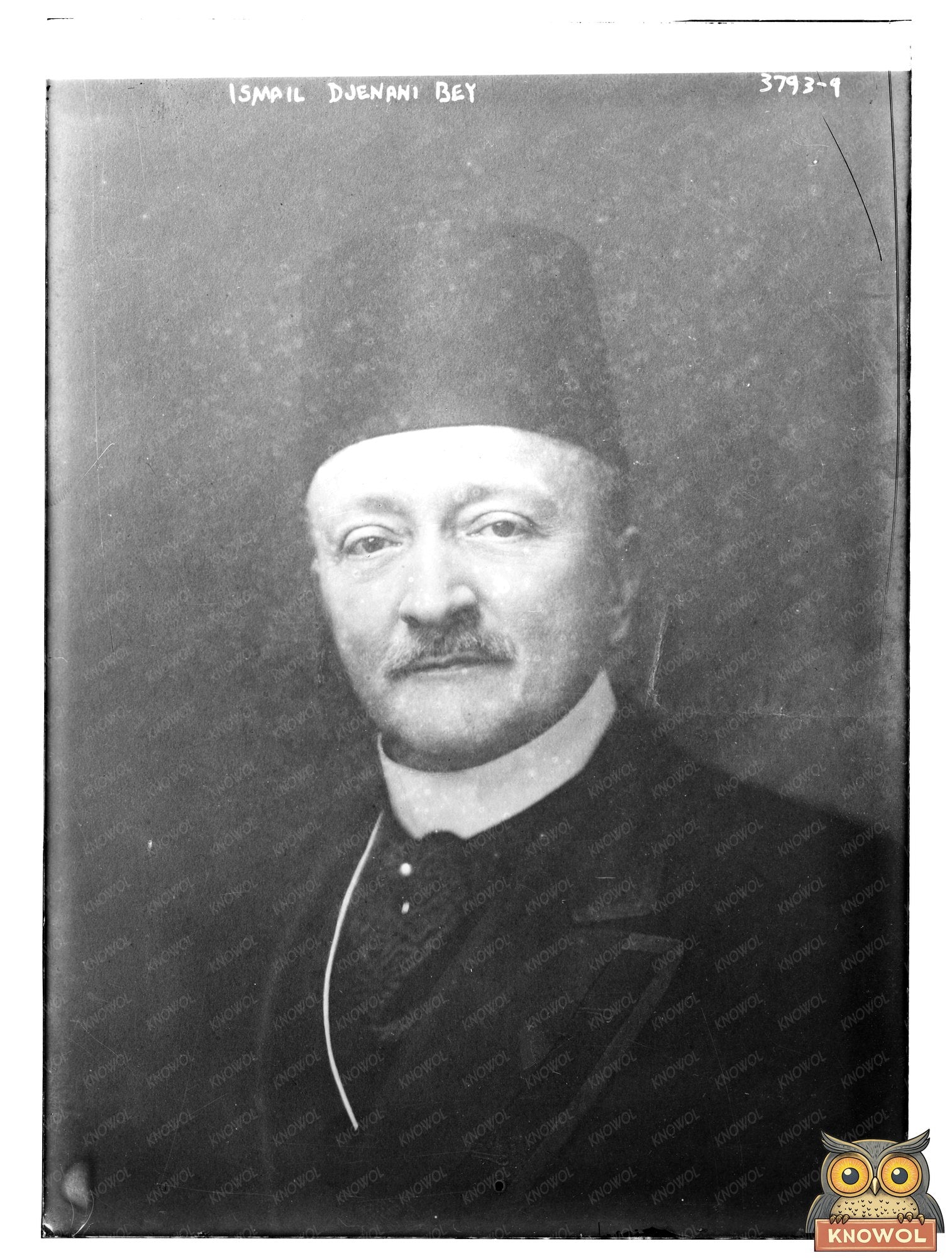Historic Ismail Djenani Bey Print, Vintage Art