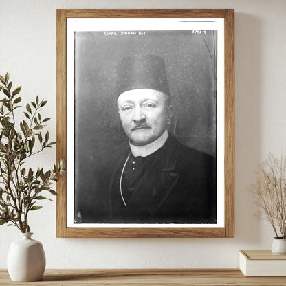 Historic Ismail Djenani Bey Print, Vintage Art