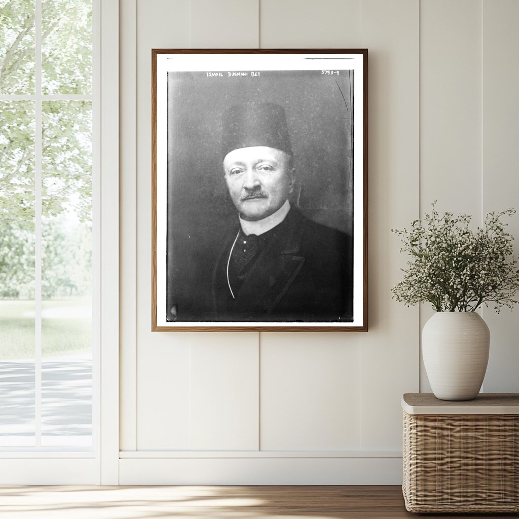 Historic Ismail Djenani Bey Print, Vintage Art