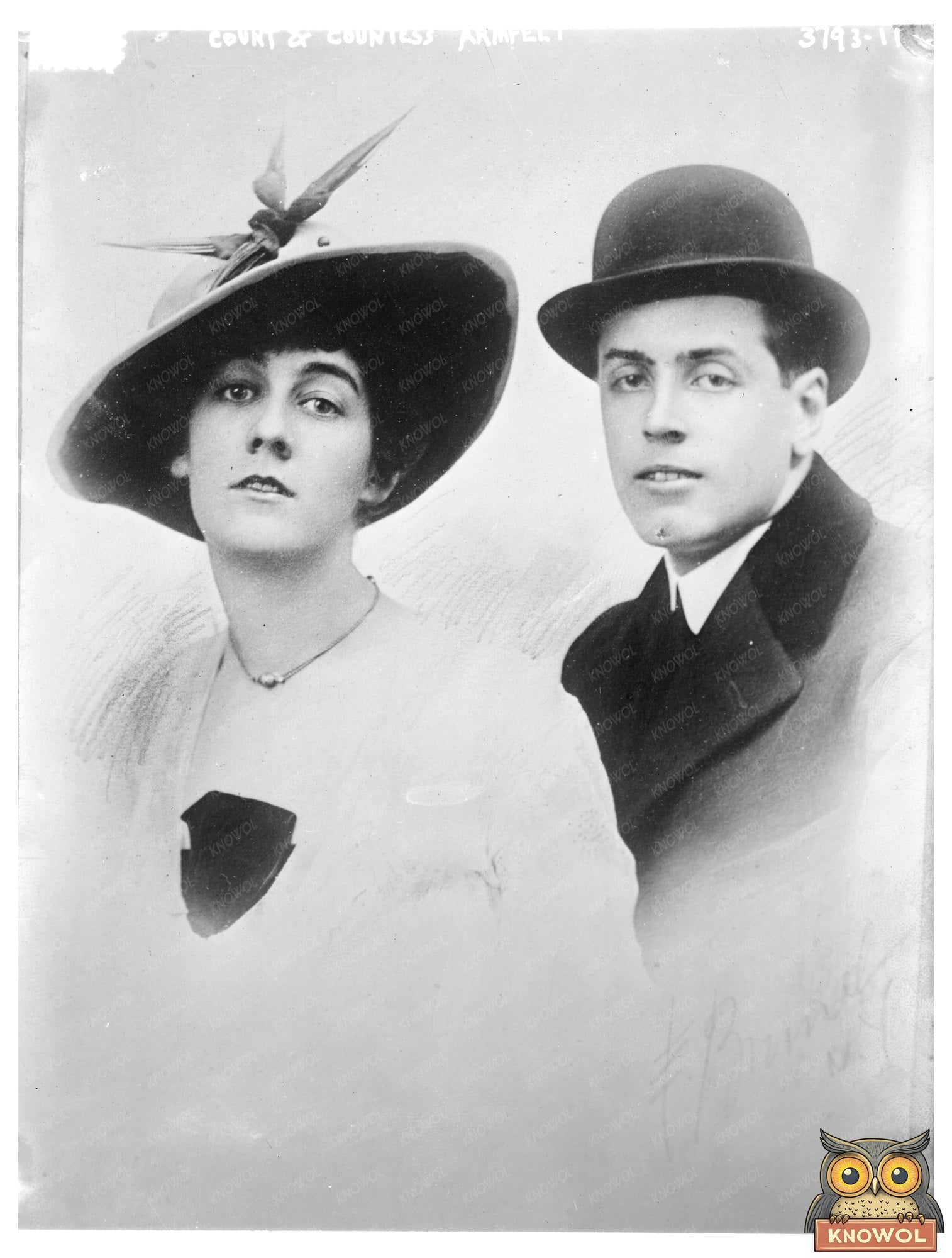 Historic Count & Countess Armfelt Print, Vintage Art