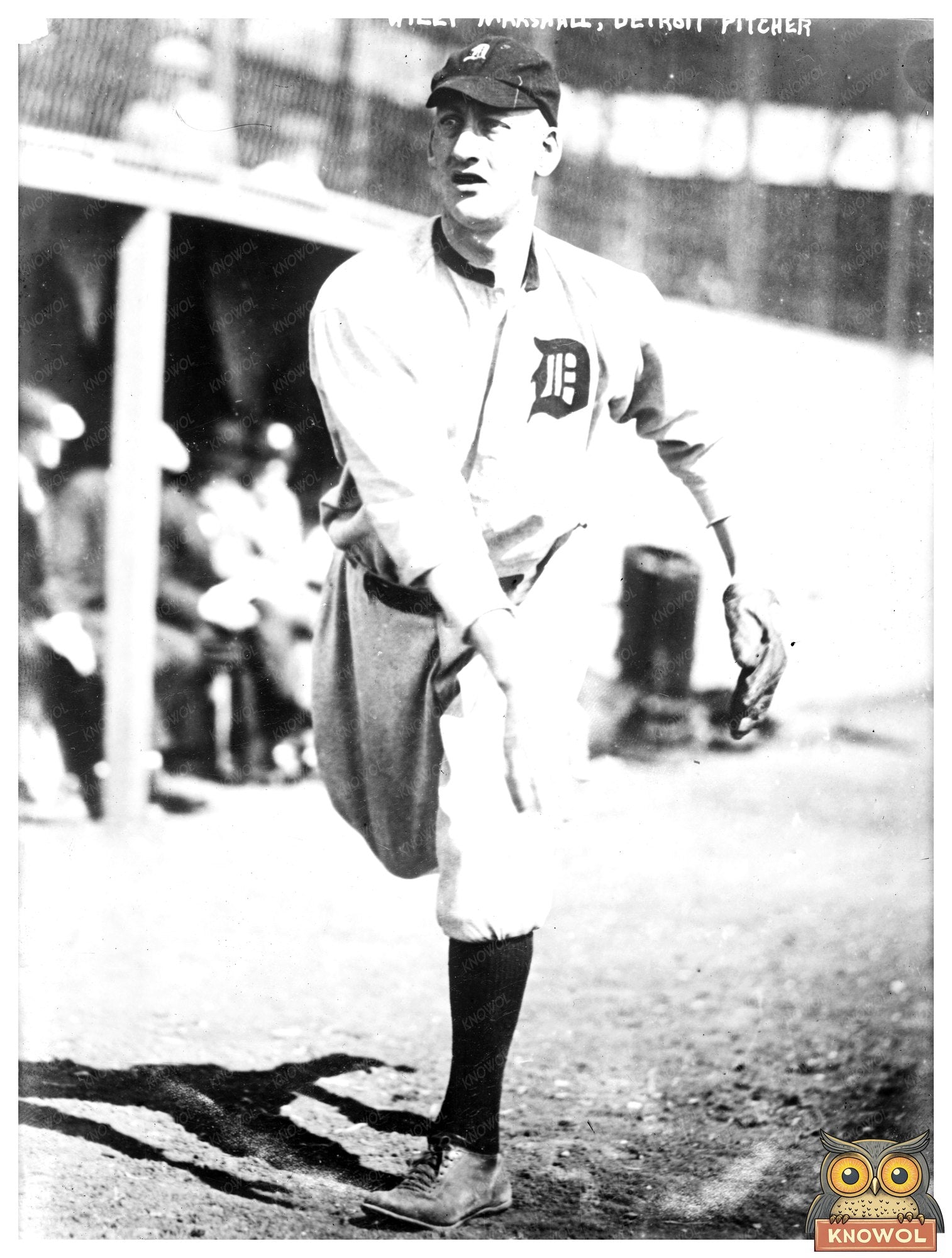 Historic [Wiley Marshall, spring prospect pitcher, Detroit AL (baseball)] Print, Vintage Art