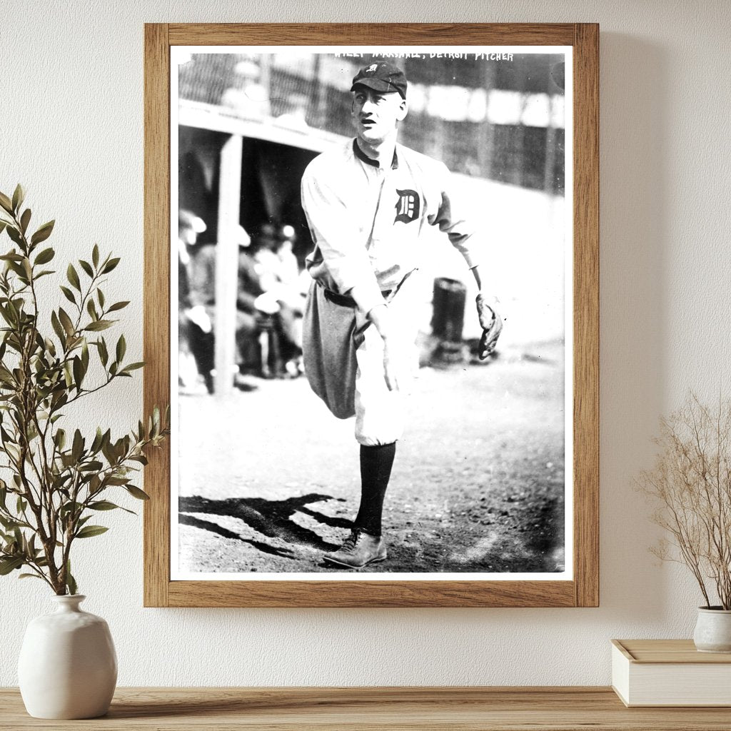 Historic [Wiley Marshall, spring prospect pitcher, Detroit AL (baseball)] Print, Vintage Art