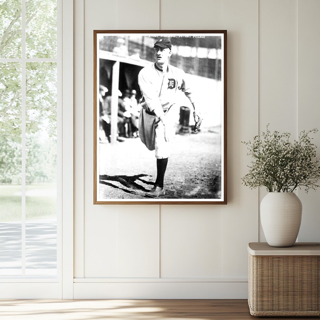 Historic [Wiley Marshall, spring prospect pitcher, Detroit AL (baseball)] Print, Vintage Art