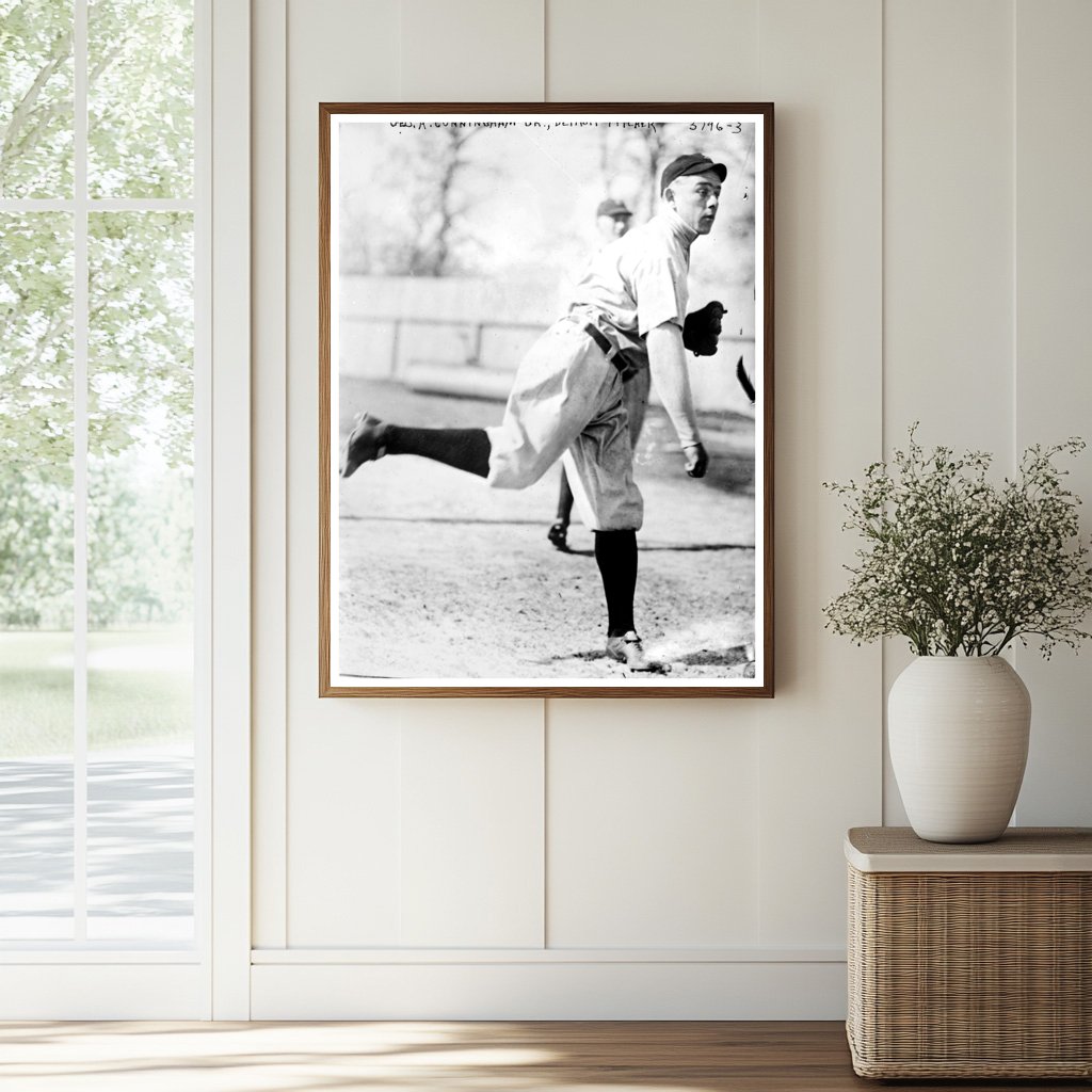 Historic [George Cunningham, pitcher, Detroit AL (baseball)] Print, Vintage Art