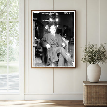 Historic Dr. Perry Schurtz Print, Vintage Art