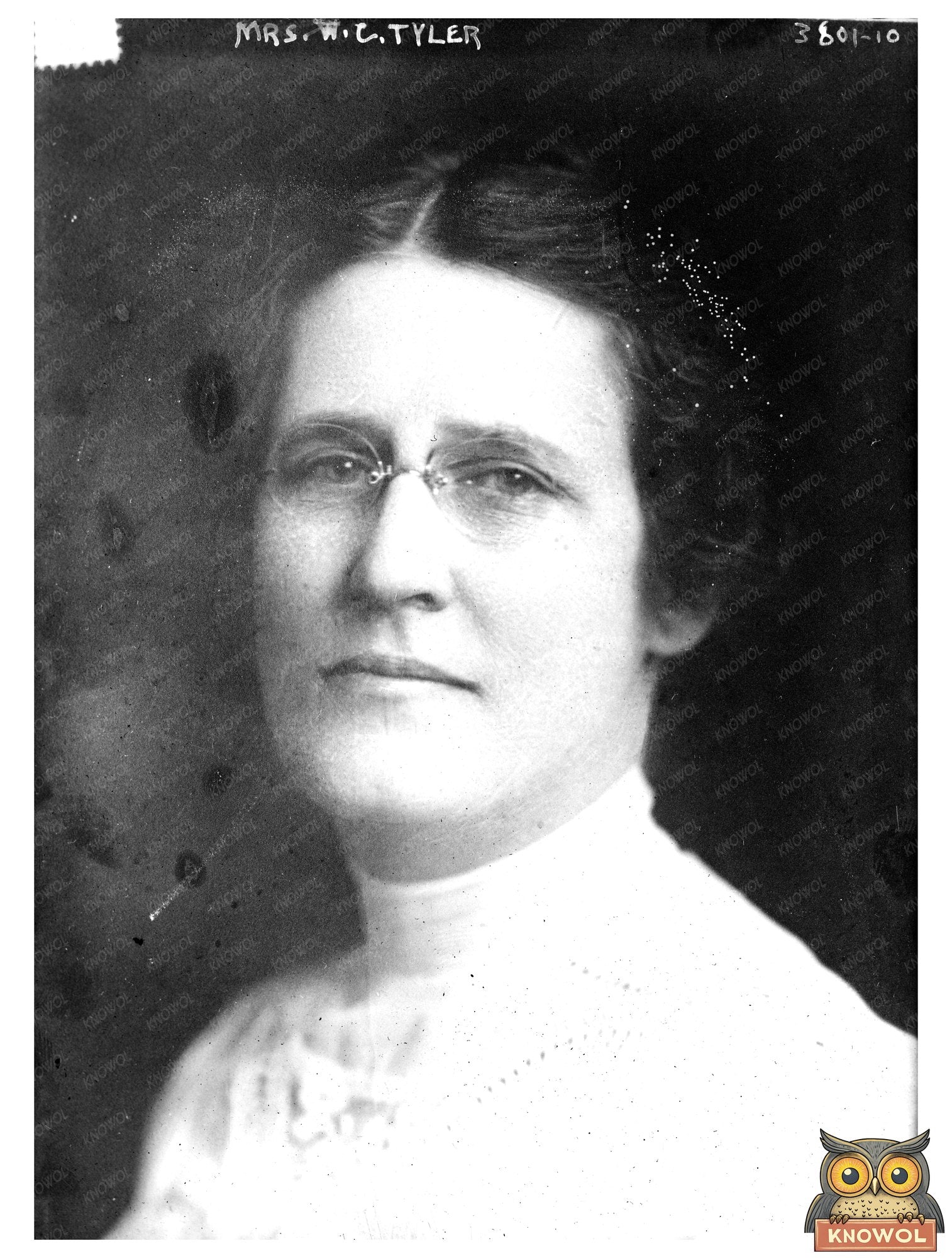 Historic Mrs. W.C. Tyler Print, Vintage Art