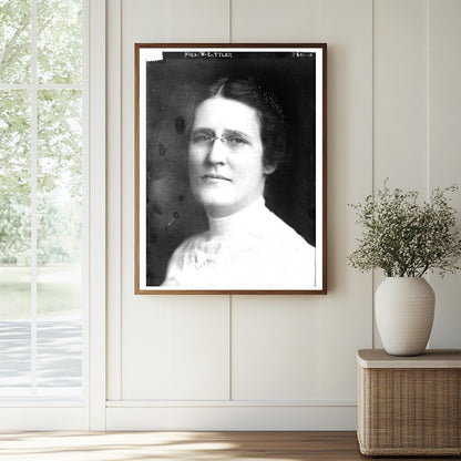 Historic Mrs. W.C. Tyler Print, Vintage Art
