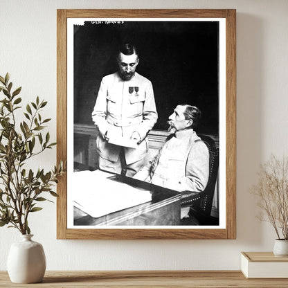 Historic Gen. Roques Print, Vintage Art