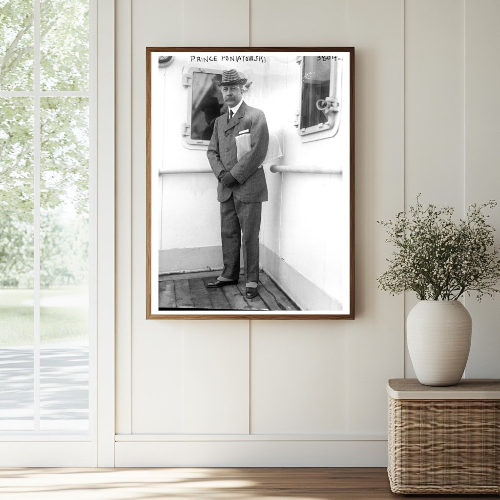 Historic Prince Poniatowski Print, Vintage Art
