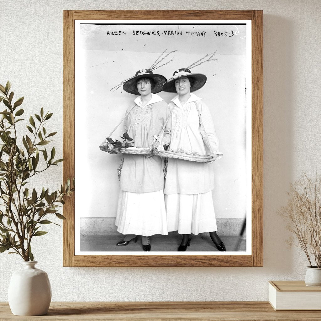 Historic Aileen [i.e. Eileen] Sedgwick - Marion Tiffany Print, Vintage Art