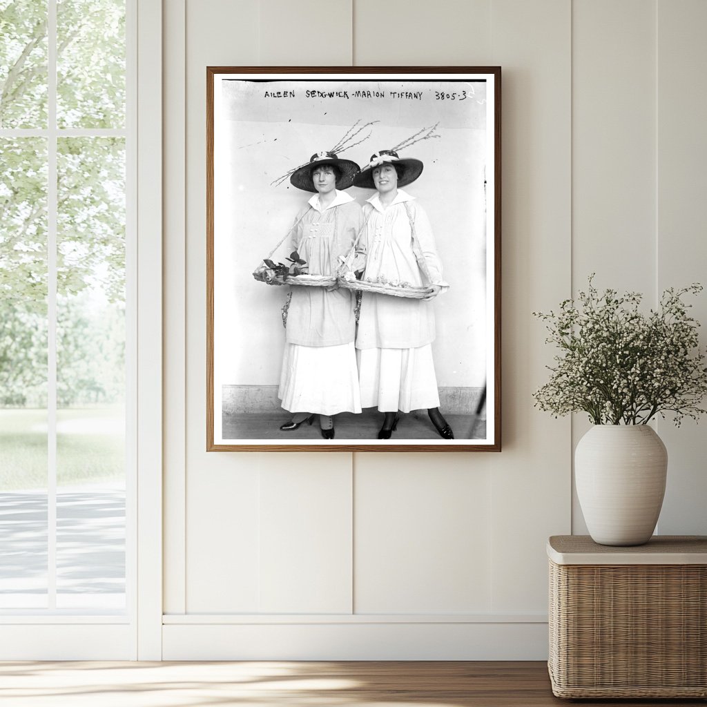 Historic Aileen [i.e. Eileen] Sedgwick - Marion Tiffany Print, Vintage Art