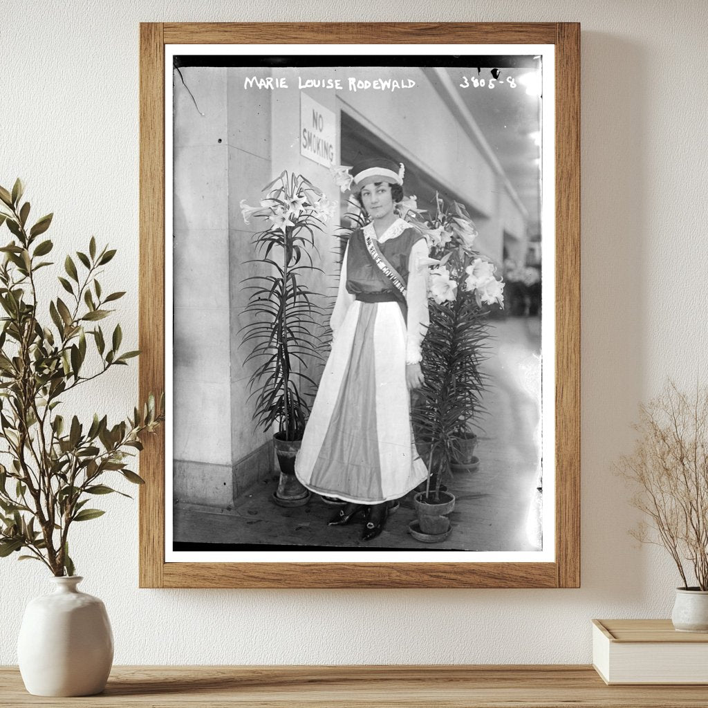 Historic Marie Louise Rodewald Print, Vintage Art