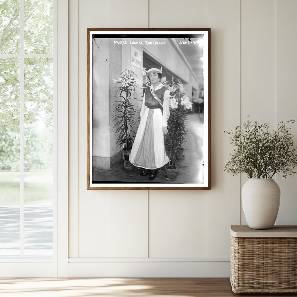 Historic Marie Louise Rodewald Print, Vintage Art