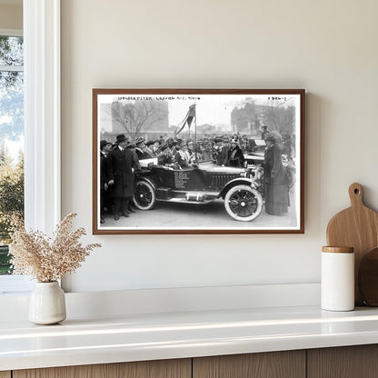 Golden Flyer Takes Flight from New York, 1916