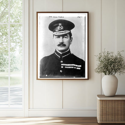 Historic Gen. Leslie Rundle Print, Vintage Art